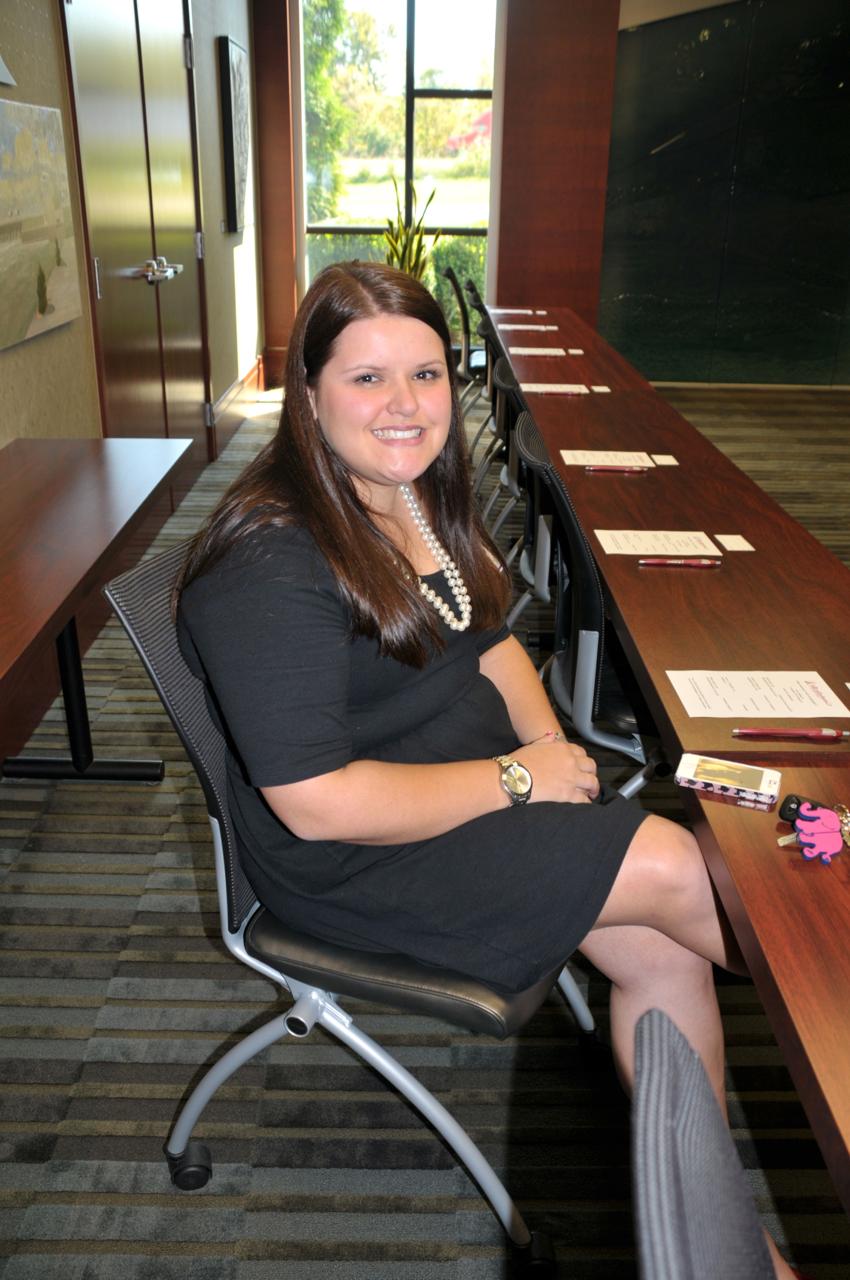 LeAnn Straley, a 2011 graduate, is now working  on her MBA at CU. She attended the Frankfort  luncheon. (Campbellsville University Photo by  Linda Waggener)